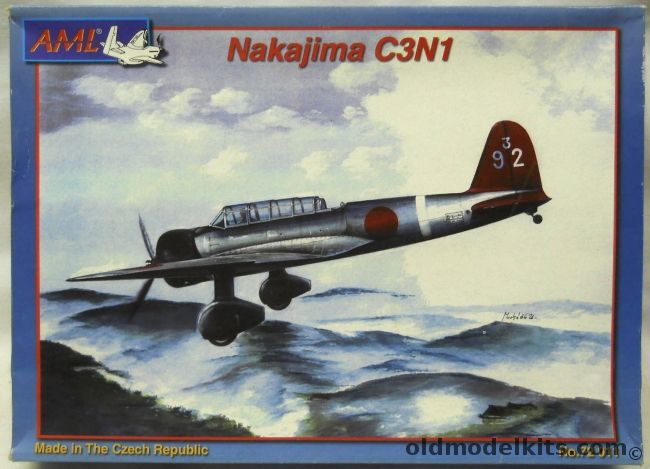 AML 1/72 TWO Nakajima C3N1 Type 97 - 12 Kokutai Shanghai-Hankow 1937-1940, 72 011 plastic model kit